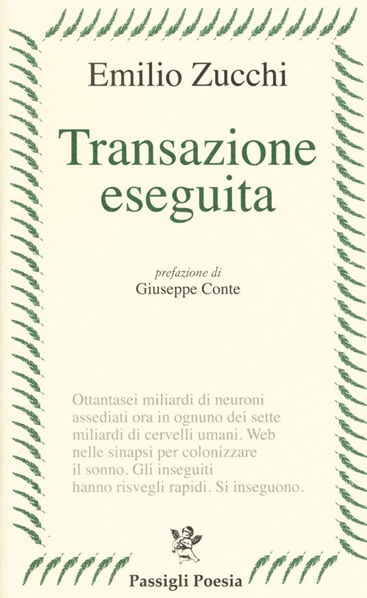 Transazione eseguita - Emilio Zucchi - copertina