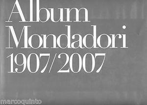 Album Mondadori 1907-2007 - copertina