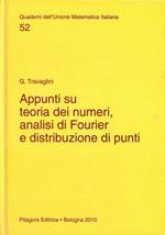 Appunti su teoria dei numeri, analisi di Fourier e distribuzione di punti