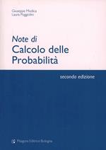 Note di calcolo delle probabilità