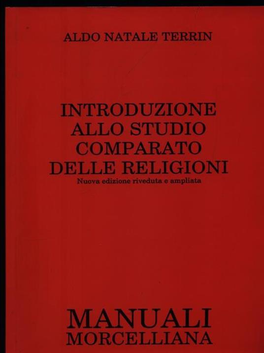 Introduzione allo studio comparato delle religioni - Aldo Natale Terrin - copertina