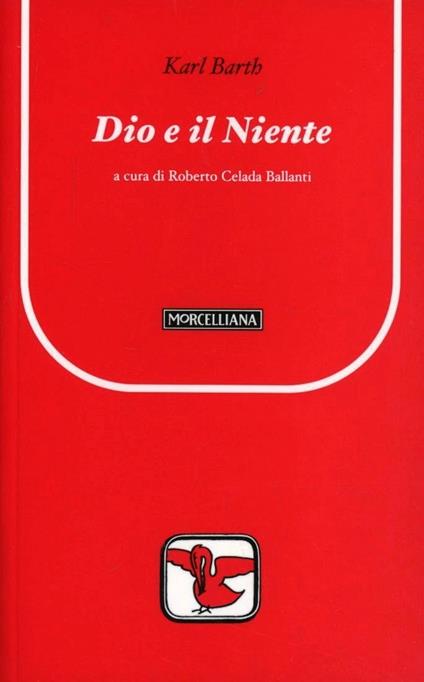 Dio e il niente - Karl Barth - copertina