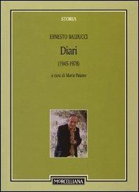 Diari 1945-1978 - Ernesto Balducci - copertina