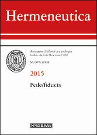 Hermeneutica. Annuario di filosofia e teologia (2014). Fede/fiducia - copertina