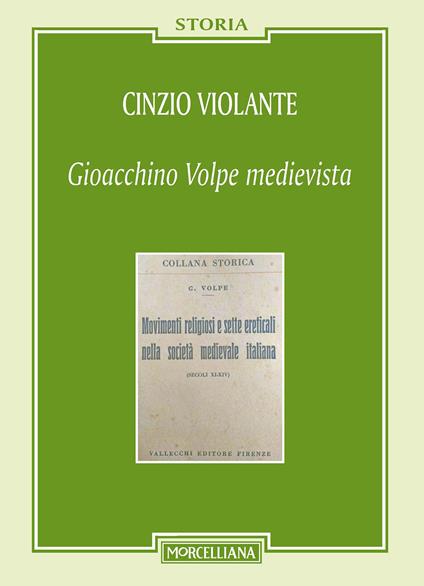 Gioacchino Volpe medievista - Cinzio Violante - copertina