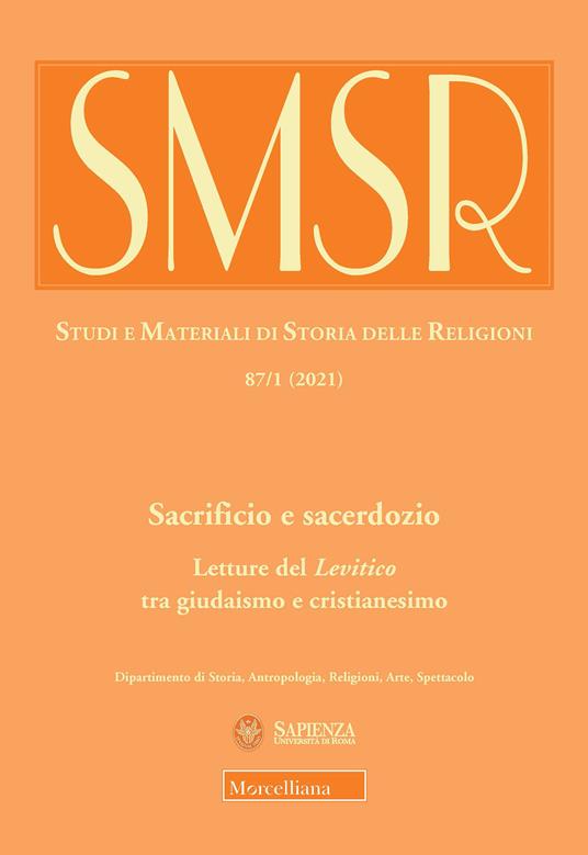 Sacrificio e sacerdozio. Letture del Levitico tra giudaismo e cristianesimo - copertina