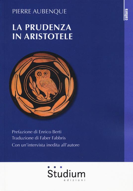 La prudenza in Aristotele - Pierre Aubenque - copertina