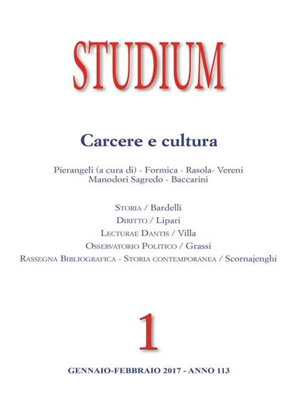 Studium (2017). Vol. 1 - Daniele Bardelli,Gero Grassi,Nicolò Lipari,Fabio Pierangeli - ebook