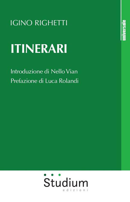 Itinerari - Igino Righetti - copertina