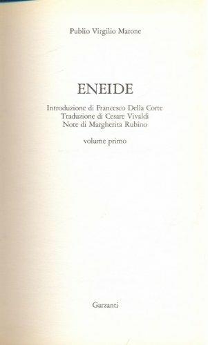 Eneide - Publio Virgilio Marone - copertina