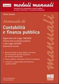 Manuale di contabilità pubblica e finanza pubblica - Pelino Santoro - copertina