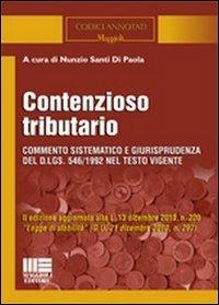 Contenzioso tributario 2011 - Nunzio Santi Di Paola - copertina