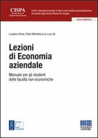 Lezioni di economia aziendale. Manuale per gli studenti delle facoltà non economiche - copertina