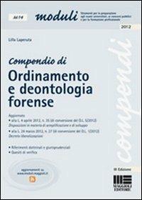 Compendio di ordinamento e deontologia forense - Lilla Laperuta - copertina