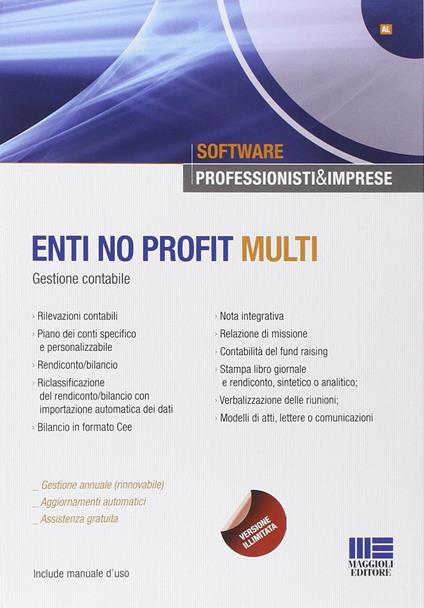 Enti no profit multi. Con software - copertina