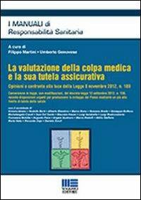 La valutazione della colpa medica e la sua tutela assicurativa - copertina