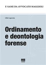 Ordinamento e deontologia forense