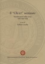 Il «Chi è?» sentinate. Sassoferraresi nella storia '300-'400-'500