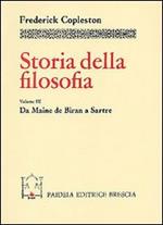 Storia della filosofia. Vol. 9: Da Maine de Biran a Sartre.