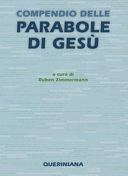 Compendio delle parabole di Gesù - Ruben Zimmermann - copertina