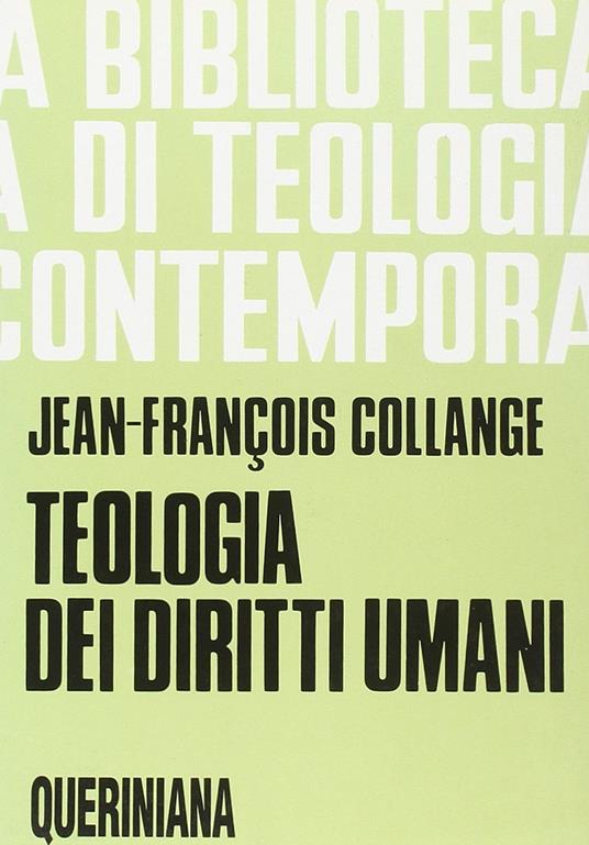 Teologia dei diritti umani - Jean-François Collange - copertina