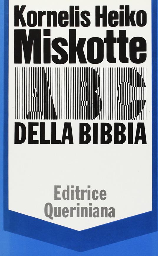 ABC della Bibbia - Kornelis H. Miskotte - copertina