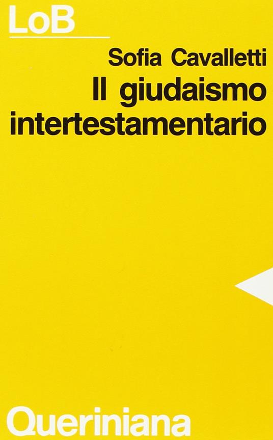 Il giudaismo intertestamentario - Sofia Cavalletti - copertina