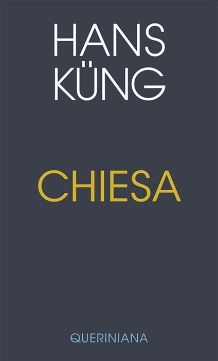 Chiesa - Hans Küng - copertina