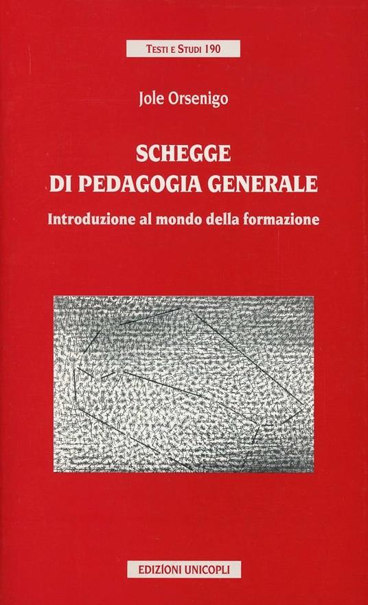 Schegge di pedagogia generale. Introduzione al mondo della formazione - Jole Orsenigo - copertina