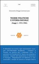 Teorie politiche e storia sociale (1974-1984)