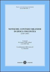 Notai del contado milanese in epoca viscontea - copertina