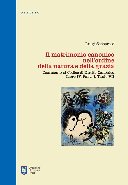 Il matrimonio canonico nell'ordine della natura e della grazia. Commento al Codice di Diritto Canonico Libro IV, Parte I, Titolo VII - Luigi Sabbarese - copertina