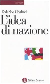 L' idea di nazione - Federico Chabod - copertina