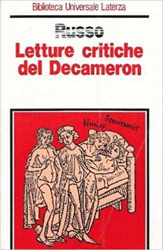 Letture critiche del Decameron - Luigi Russo - copertina