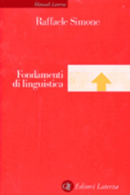 Fondamenti di linguistica - Raffaele Simone - copertina