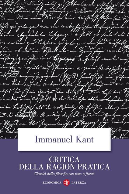 Critica della ragion pratica. Testo tedesco a fronte - Immanuel Kant - copertina