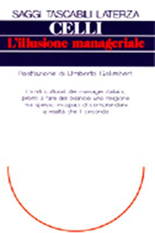 L' illusione manageriale - Pier Luigi Celli - copertina