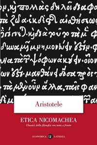 Libro Etica Nicomachea. Testo greco a fronte Aristotele