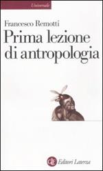 Prima lezione di antropologia