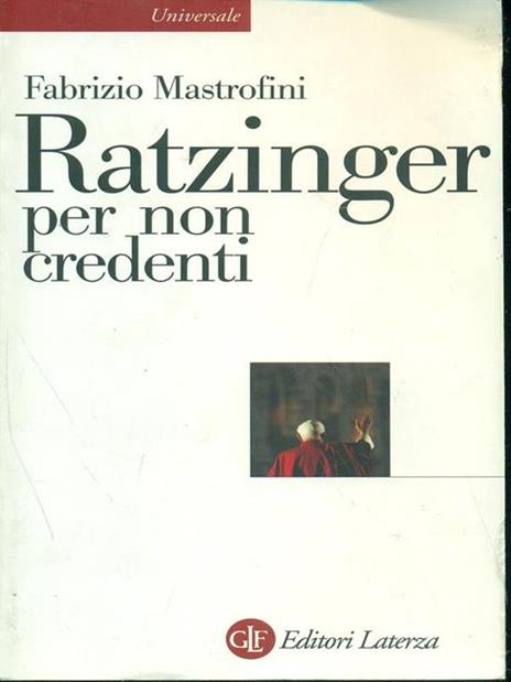 Ratzinger per non credenti - Fabrizio Mastrofini - 2