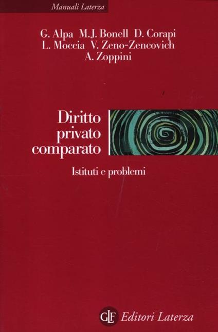 Diritto privato comparato. Istituti e problemi - copertina