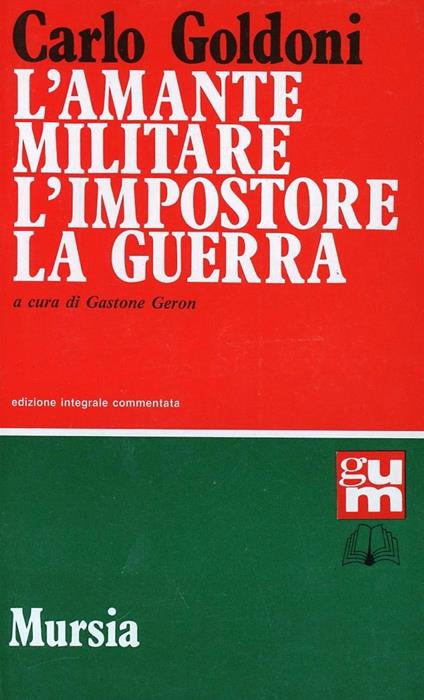 L'amante-L'impostore-La guerra - Carlo Goldoni - copertina