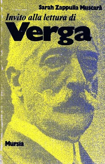 Invito alla lettura di Giovanni Verga - Sarah Zappulla Muscarà - copertina