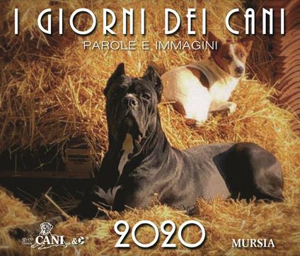 I giorni dei cani. Calendario 2020 - copertina