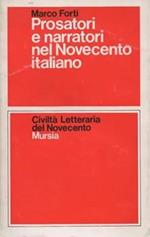 Prosatori e narratori nel Novecento italiano