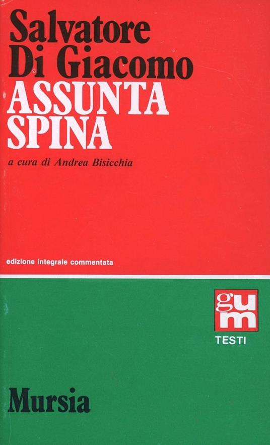 Assunta Spina - Salvatore Di Giacomo - copertina