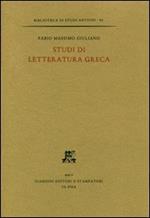 Scritti di letteratura greca