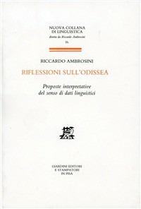 Riflessioni sull'Odissea - Riccardo Ambrosini - copertina