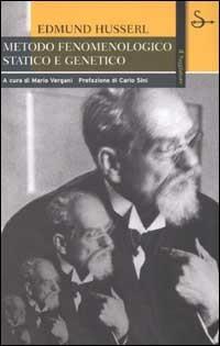 Metodo fenomenologico statico e genetico - Edmund Husserl - copertina