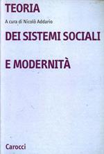 Teoria dei sistemi sociali e modernità